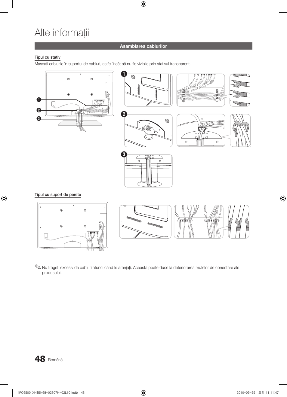 Alte informaţii | Samsung PS50C6500TW User Manual | Page 488 / 551