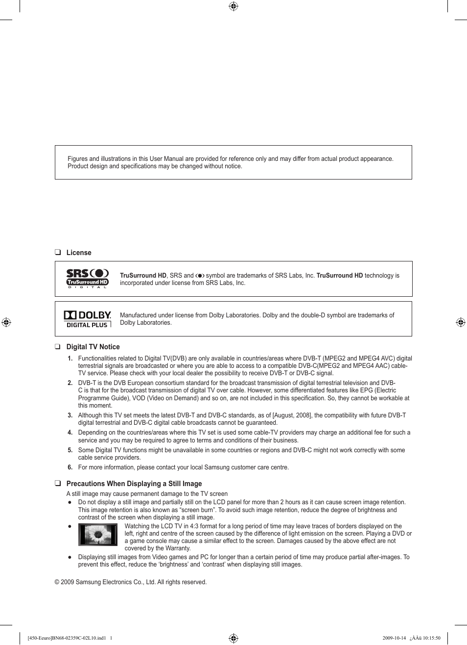 Samsung LE22B541C4W User Manual | Page 2 / 348