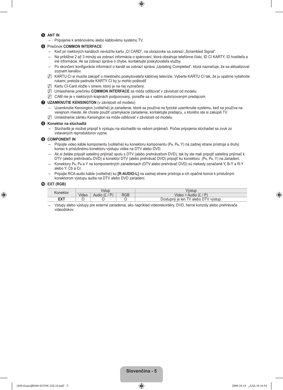 Samsung LE22B541C4W User Manual | Page 245 / 348