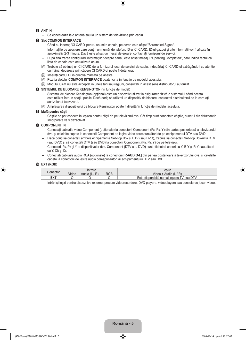 Samsung LE22B541C4W User Manual | Page 279 / 348