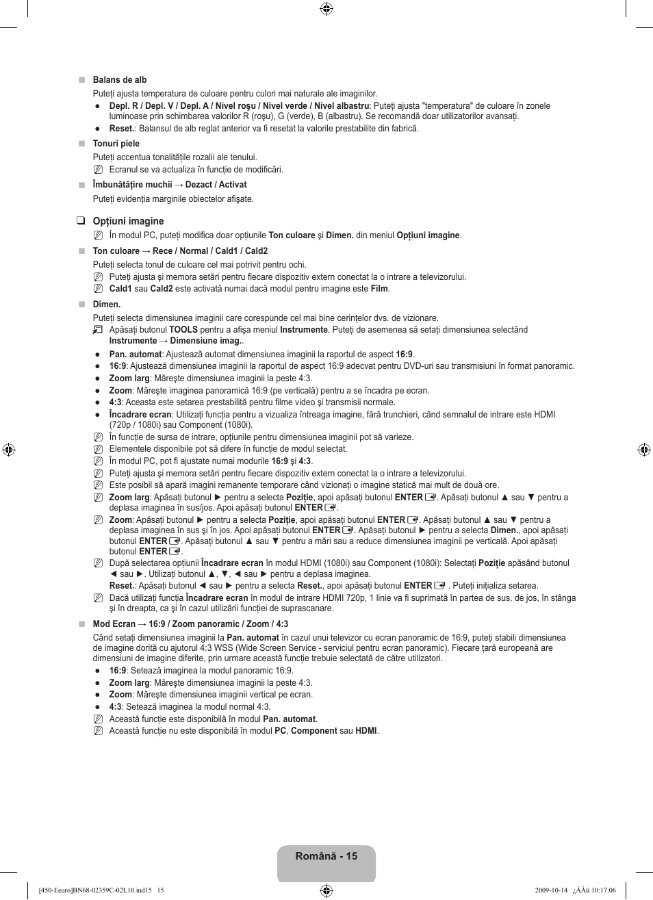 Samsung LE22B541C4W User Manual | Page 289 / 348