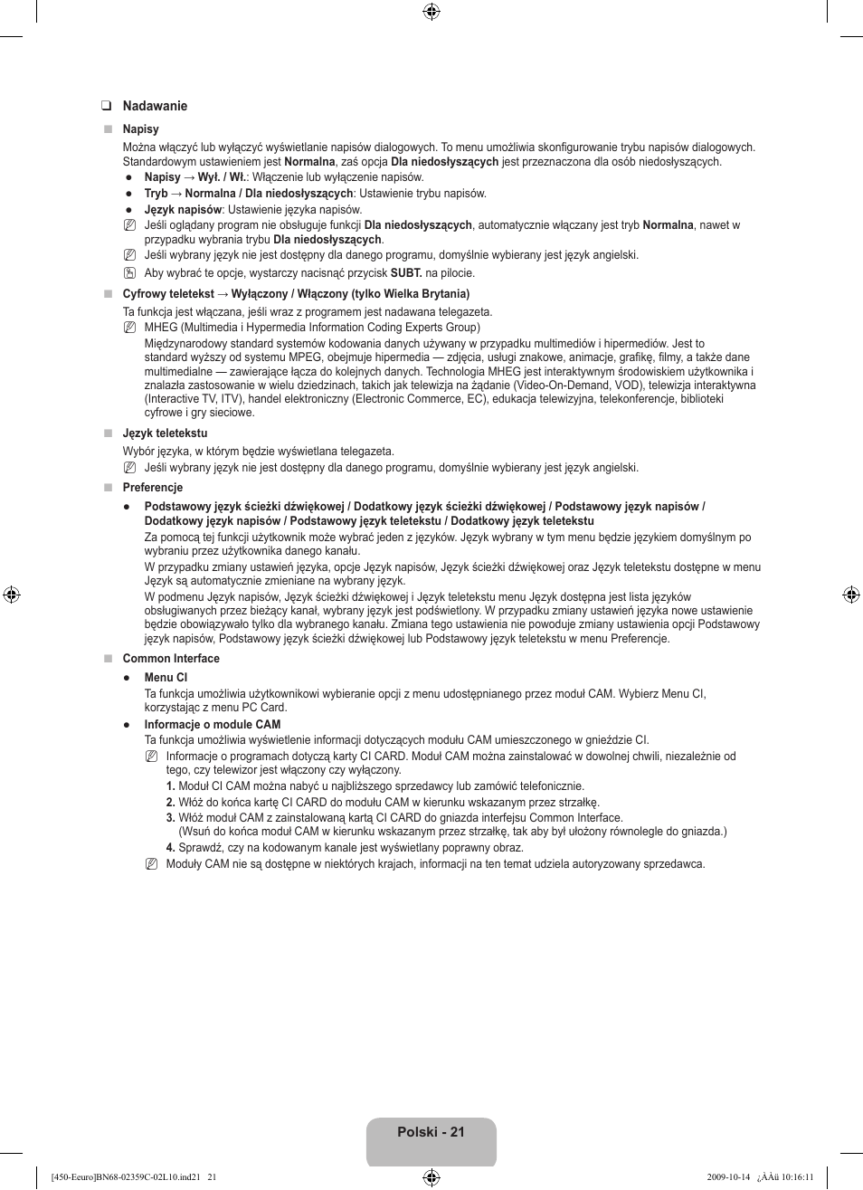 Samsung LE22B541C4W User Manual | Page 91 / 348