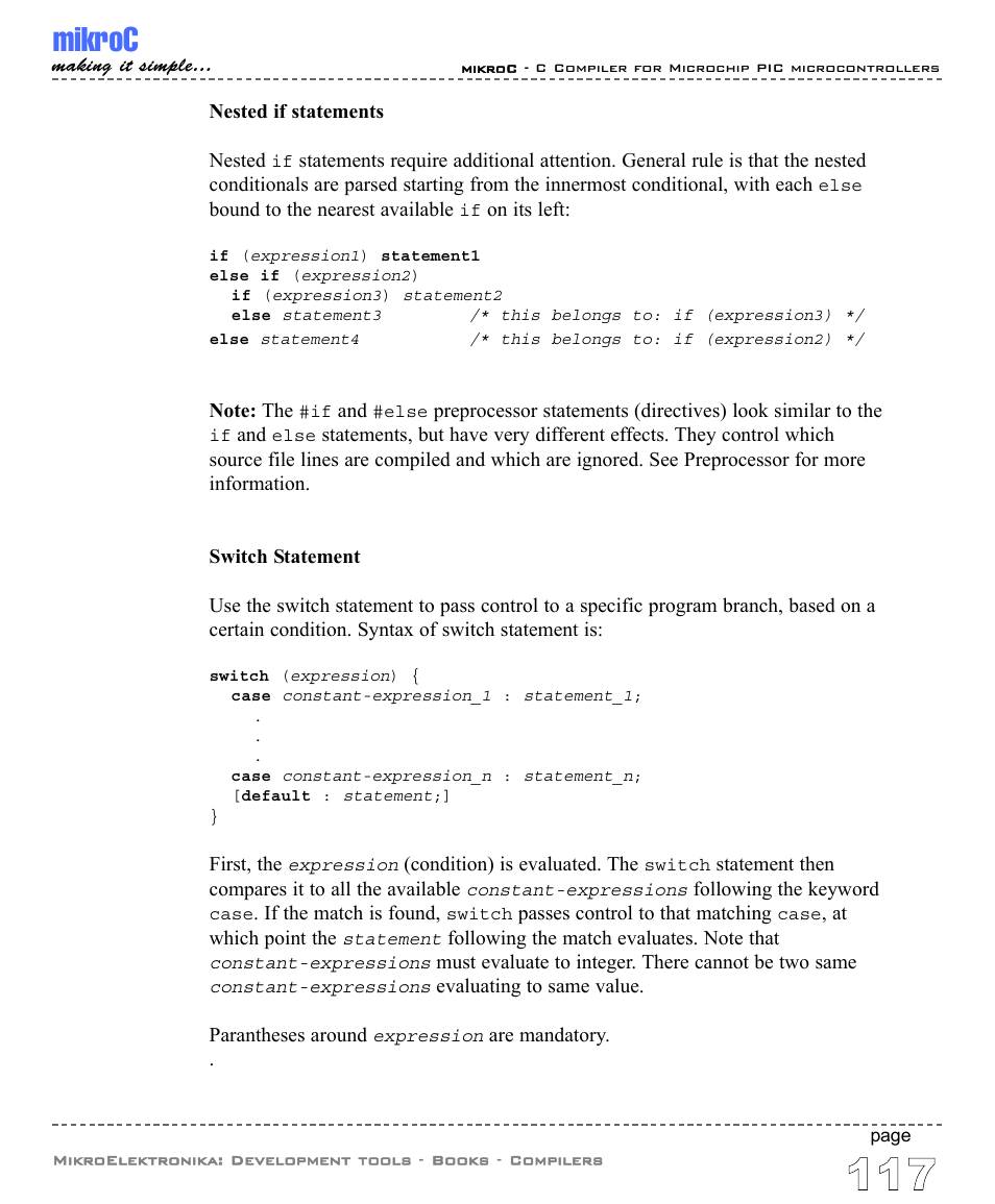 Mikroc | ABL electronic PIC Microcontrollers PIC16 User Manual | Page 125 / 312