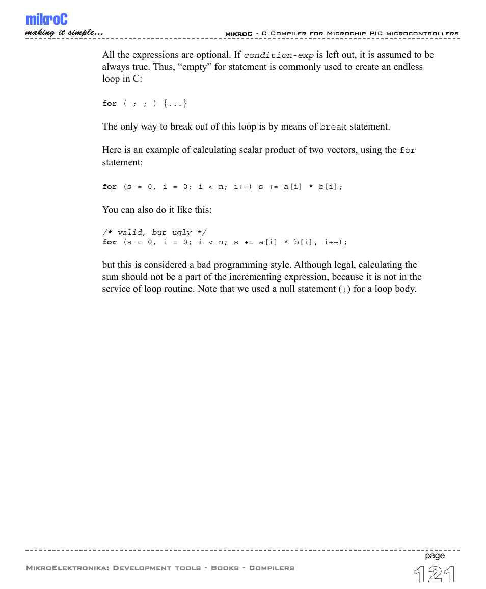 Mikroc | ABL electronic PIC Microcontrollers PIC16 User Manual | Page 129 / 312