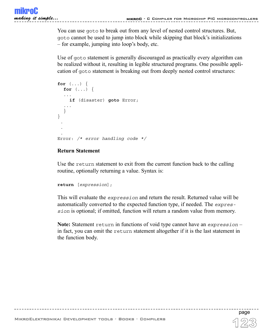 Mikroc | ABL electronic PIC Microcontrollers PIC16 User Manual | Page 131 / 312