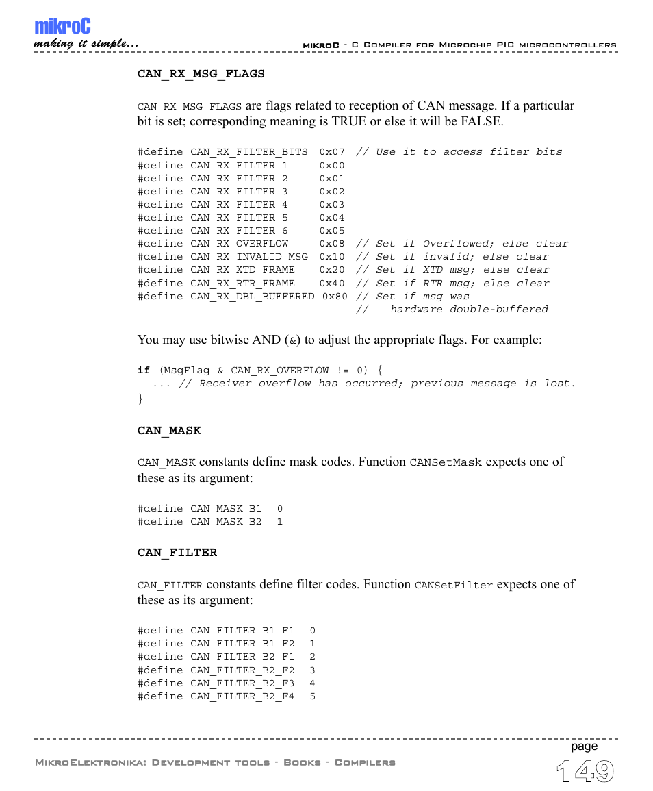 Mikroc | ABL electronic PIC Microcontrollers PIC16 User Manual | Page 157 / 312