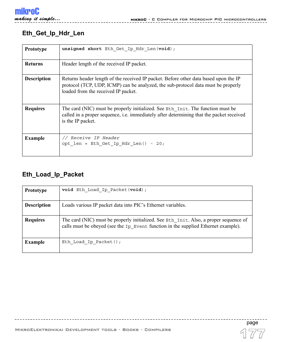 Mikroc | ABL electronic PIC Microcontrollers PIC16 User Manual | Page 185 / 312