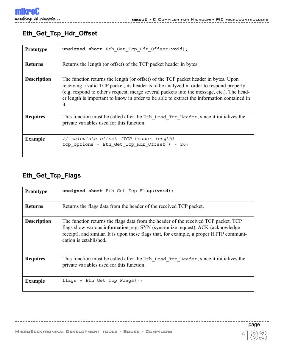 Mikroc | ABL electronic PIC Microcontrollers PIC16 User Manual | Page 191 / 312