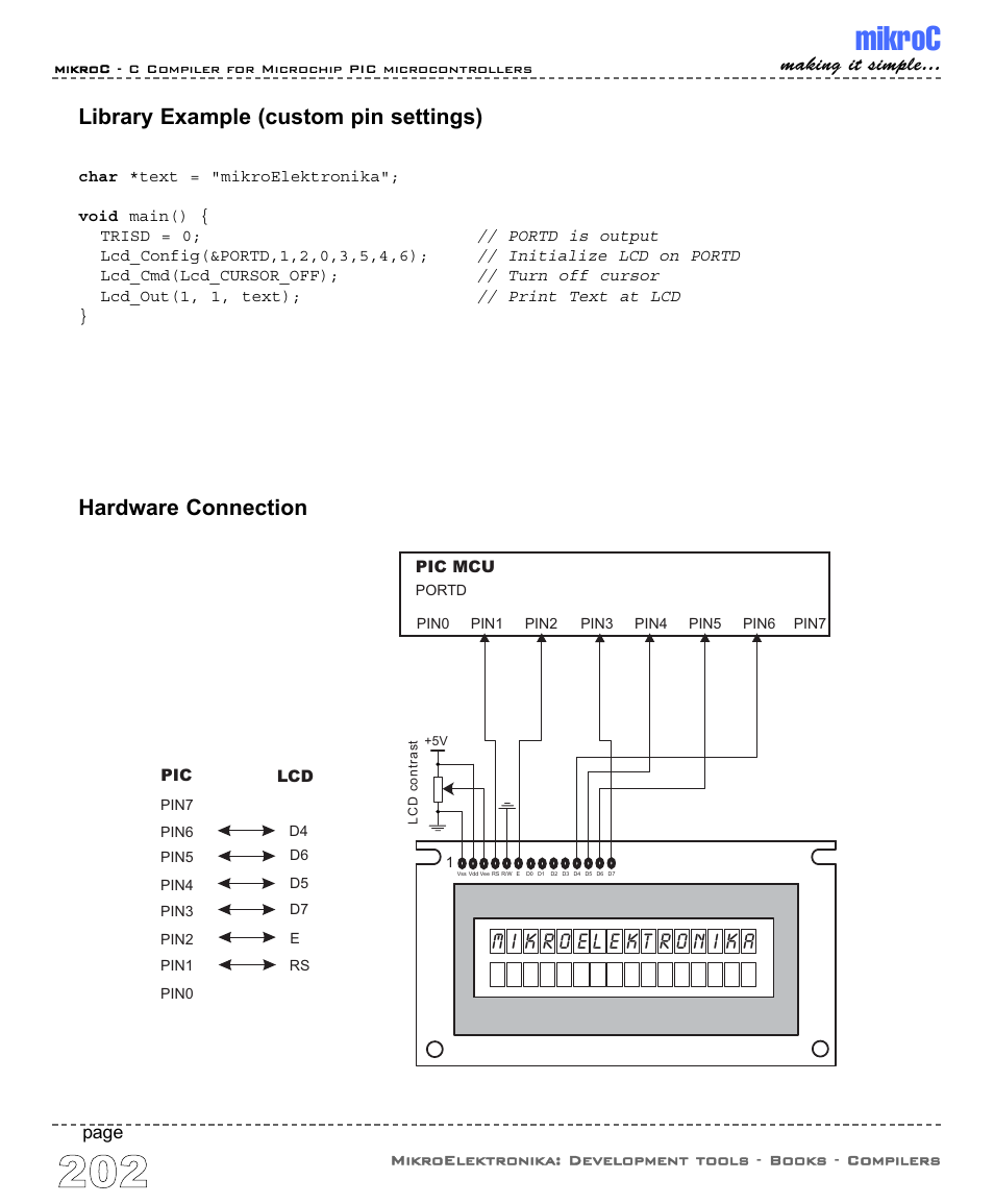 Mikroc, Making it simple, Page | ABL electronic PIC Microcontrollers PIC16 User Manual | Page 210 / 312