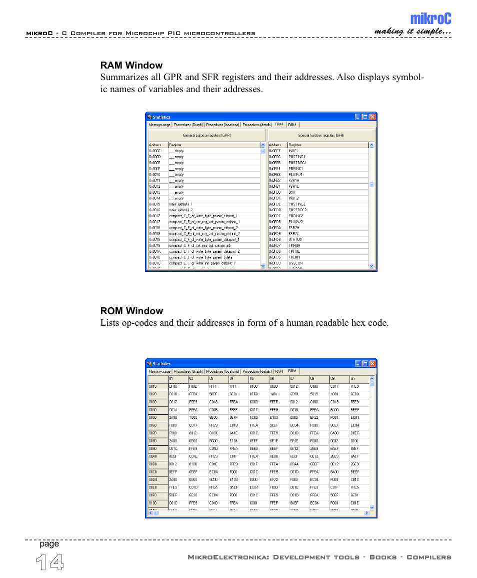 Mikroc | ABL electronic PIC Microcontrollers PIC16 User Manual | Page 22 / 312