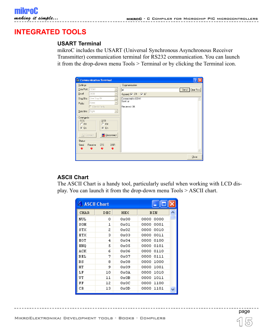 Integrated tools, Mikroc | ABL electronic PIC Microcontrollers PIC16 User Manual | Page 23 / 312
