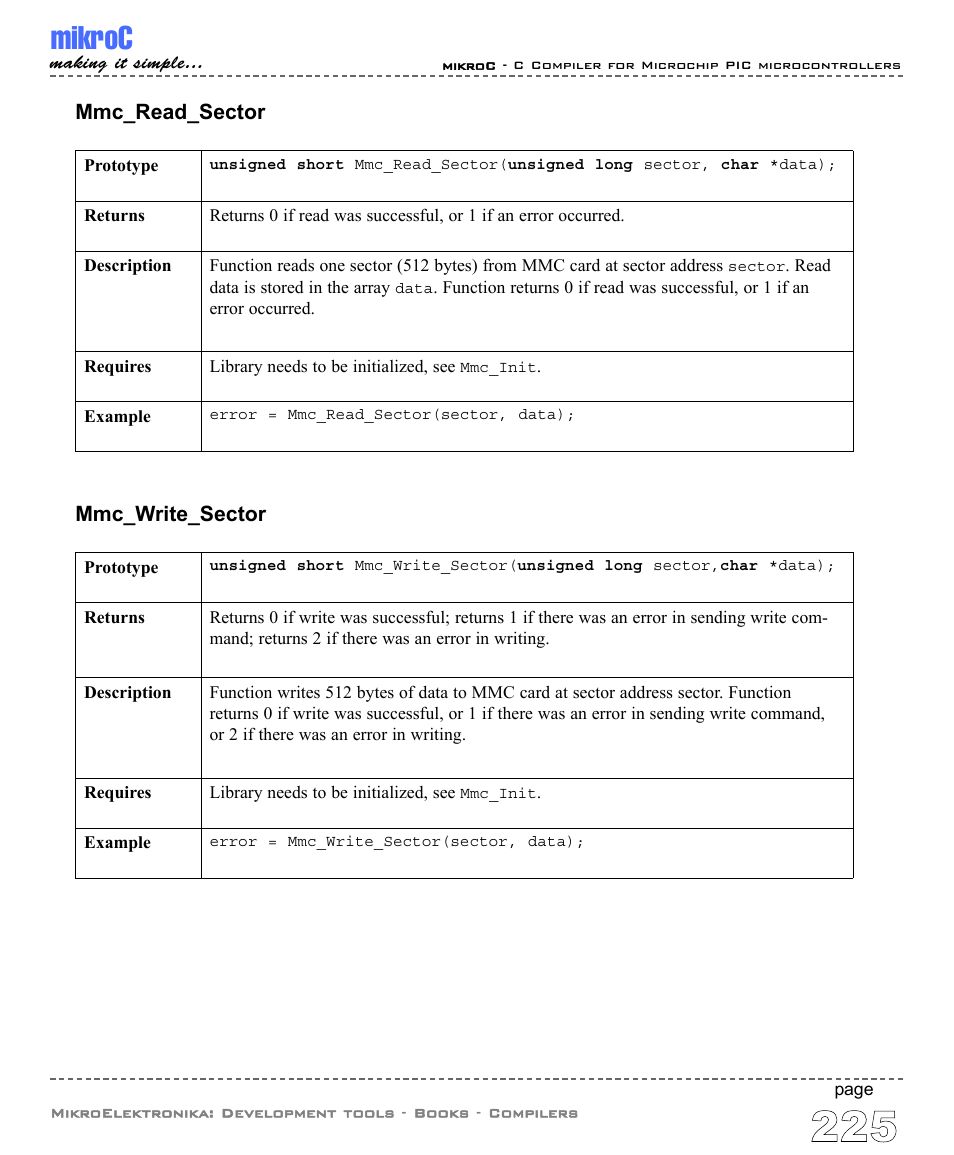 Mikroc | ABL electronic PIC Microcontrollers PIC16 User Manual | Page 233 / 312