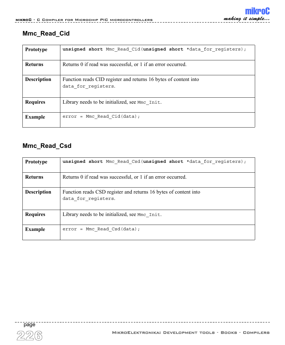 Mikroc | ABL electronic PIC Microcontrollers PIC16 User Manual | Page 234 / 312