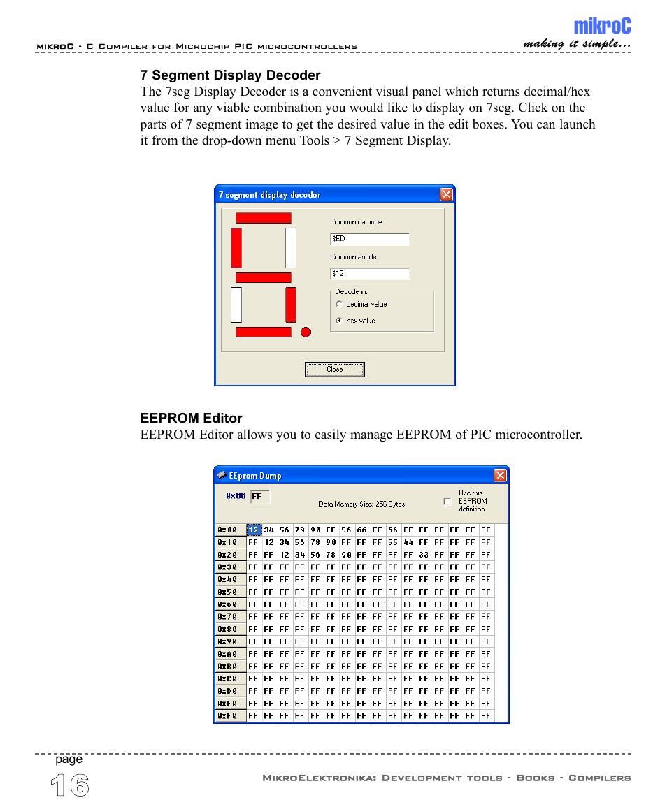 Mikroc | ABL electronic PIC Microcontrollers PIC16 User Manual | Page 24 / 312