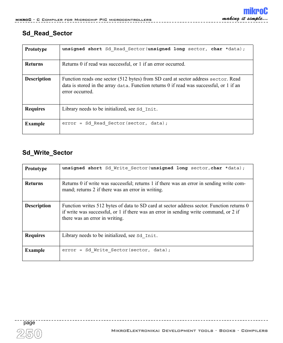 Mikroc | ABL electronic PIC Microcontrollers PIC16 User Manual | Page 258 / 312