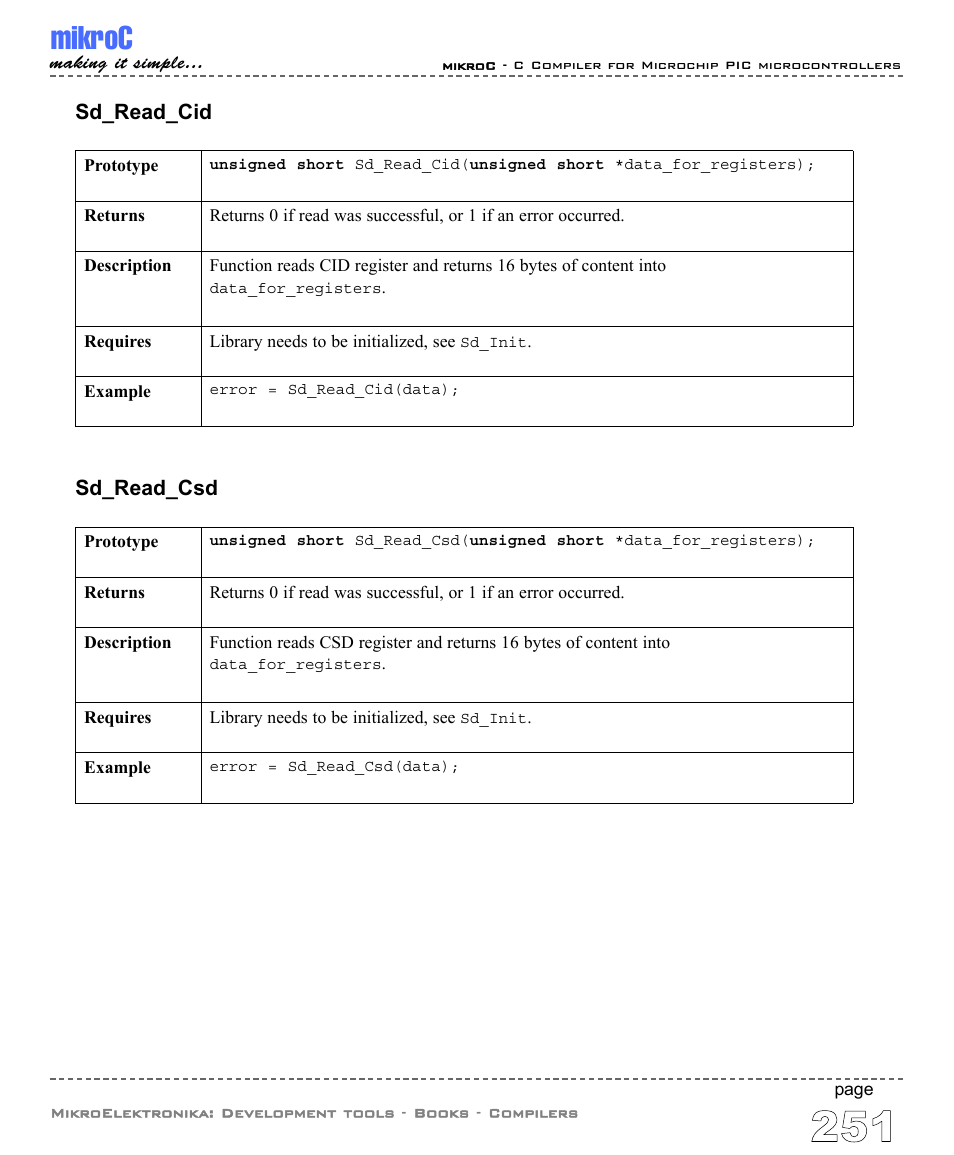 Mikroc | ABL electronic PIC Microcontrollers PIC16 User Manual | Page 259 / 312