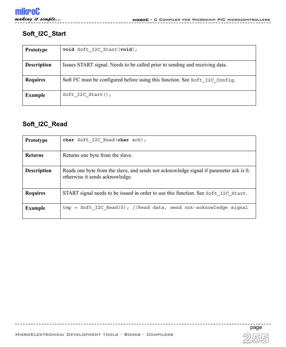 Mikroc | ABL electronic PIC Microcontrollers PIC16 User Manual | Page 263 / 312