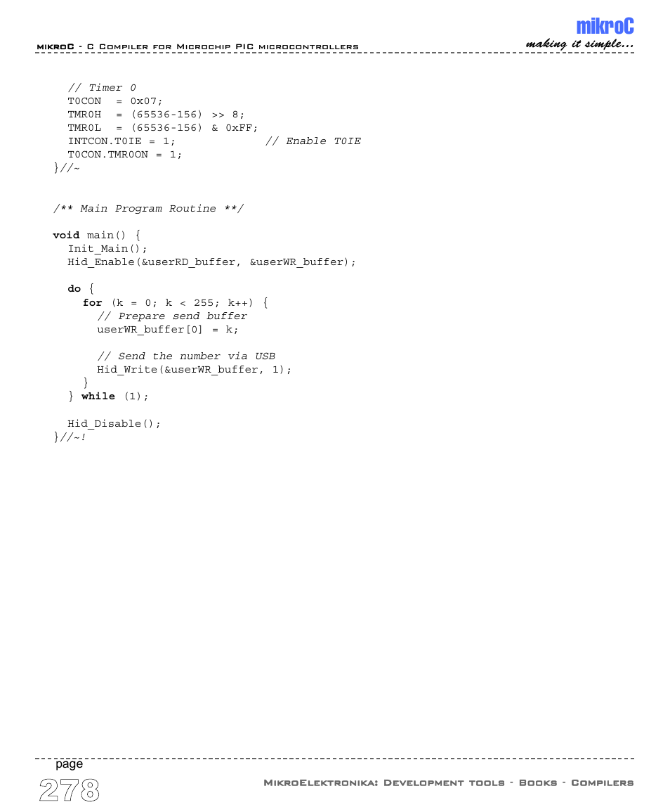 Mikroc | ABL electronic PIC Microcontrollers PIC16 User Manual | Page 286 / 312