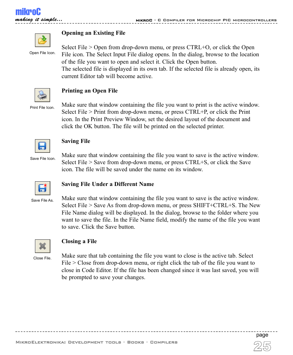 Mikroc | ABL electronic PIC Microcontrollers PIC16 User Manual | Page 33 / 312