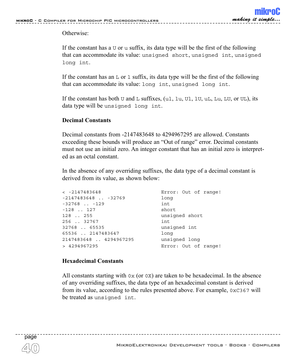 Mikroc | ABL electronic PIC Microcontrollers PIC16 User Manual | Page 48 / 312