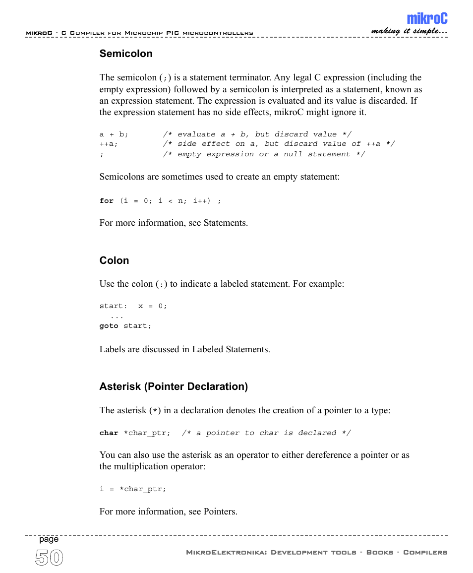 Mikroc | ABL electronic PIC Microcontrollers PIC16 User Manual | Page 58 / 312