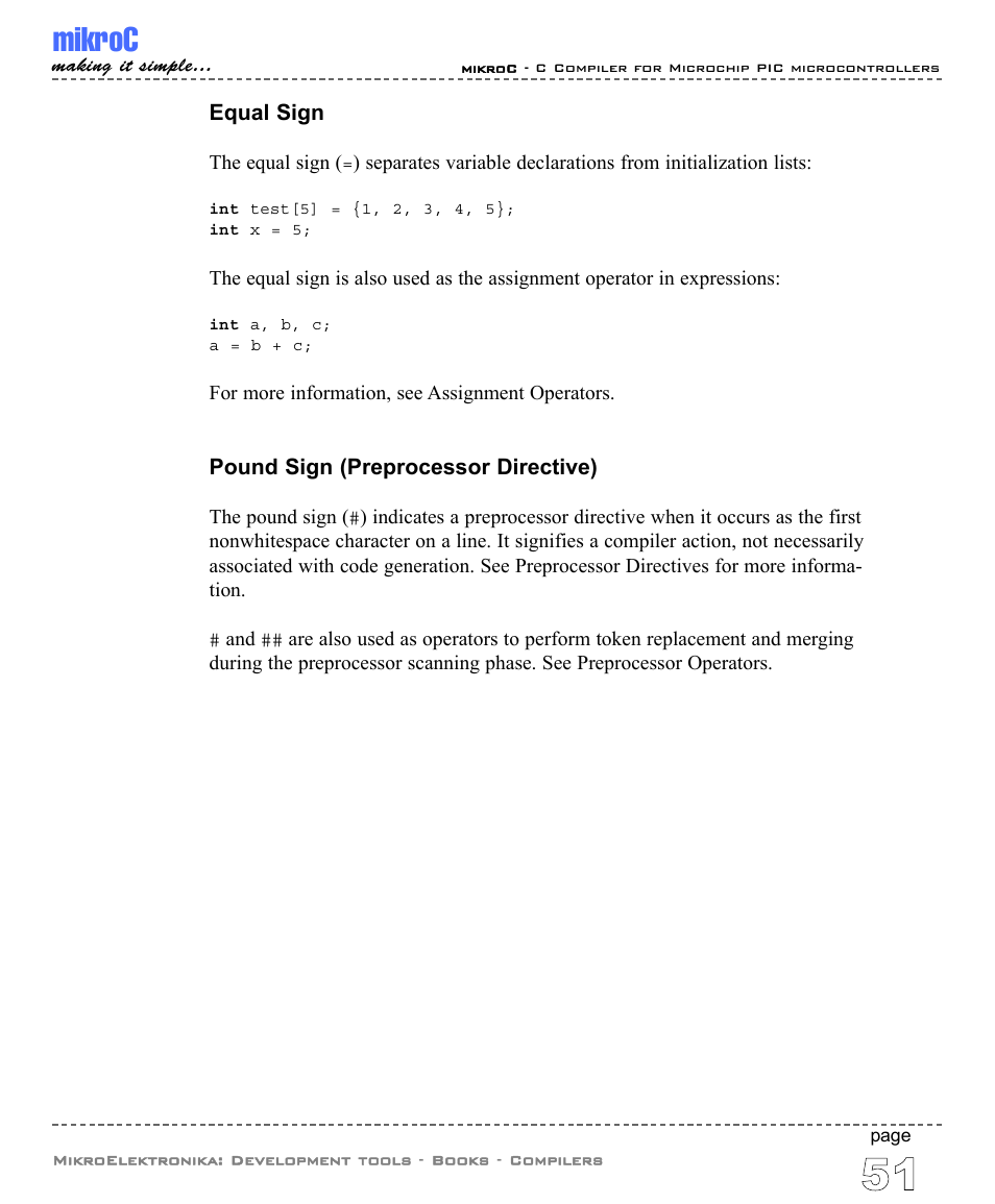 Mikroc | ABL electronic PIC Microcontrollers PIC16 User Manual | Page 59 / 312