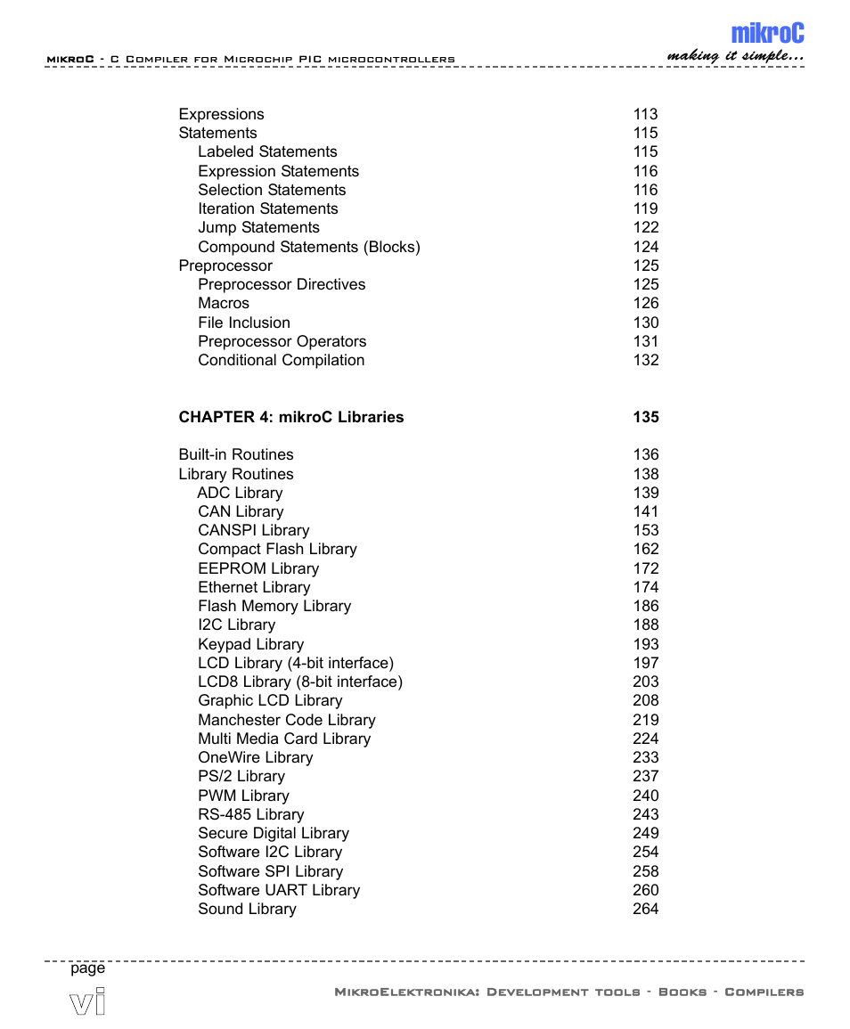 Mikroc | ABL electronic PIC Microcontrollers PIC16 User Manual | Page 6 / 312