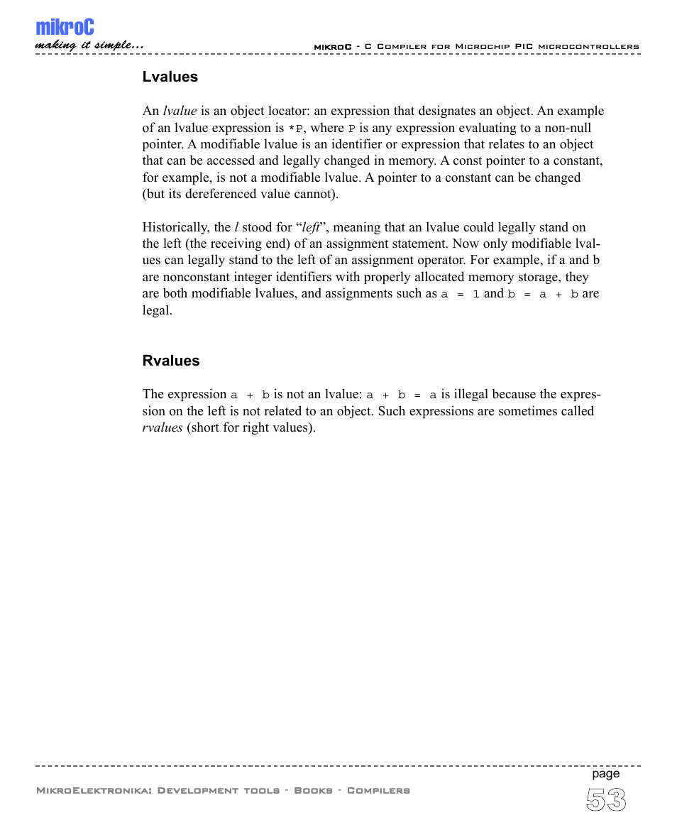 Mikroc | ABL electronic PIC Microcontrollers PIC16 User Manual | Page 61 / 312