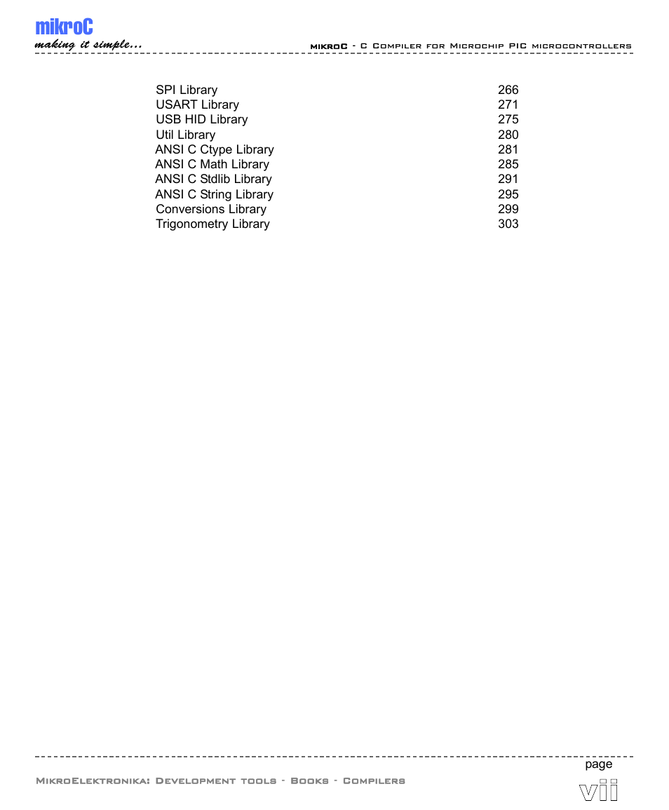 Mikroc | ABL electronic PIC Microcontrollers PIC16 User Manual | Page 7 / 312