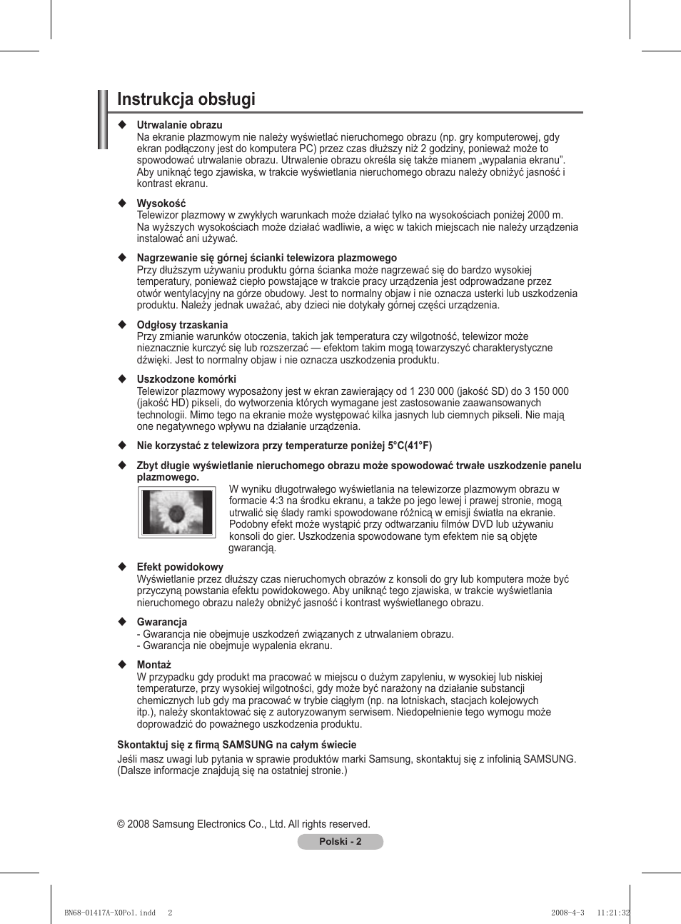 Instrukcja obsługi | Samsung PS50A451P1 User Manual | Page 324 / 483
