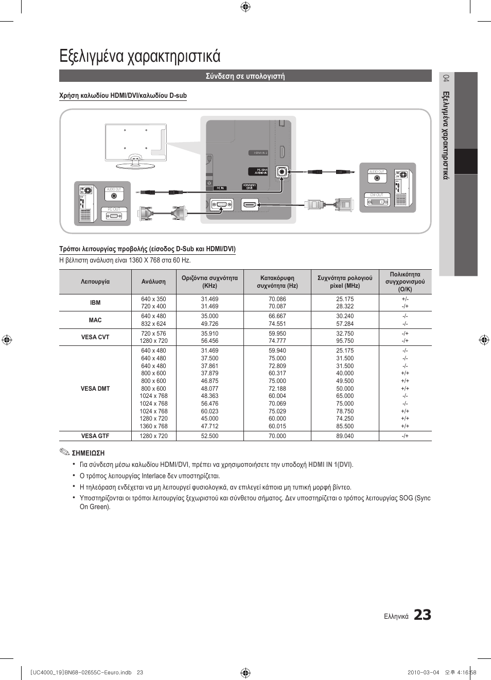 Εξελιγμένα χαρακτηριστικά | Samsung UE32C4000PW User Manual | Page 149 / 421