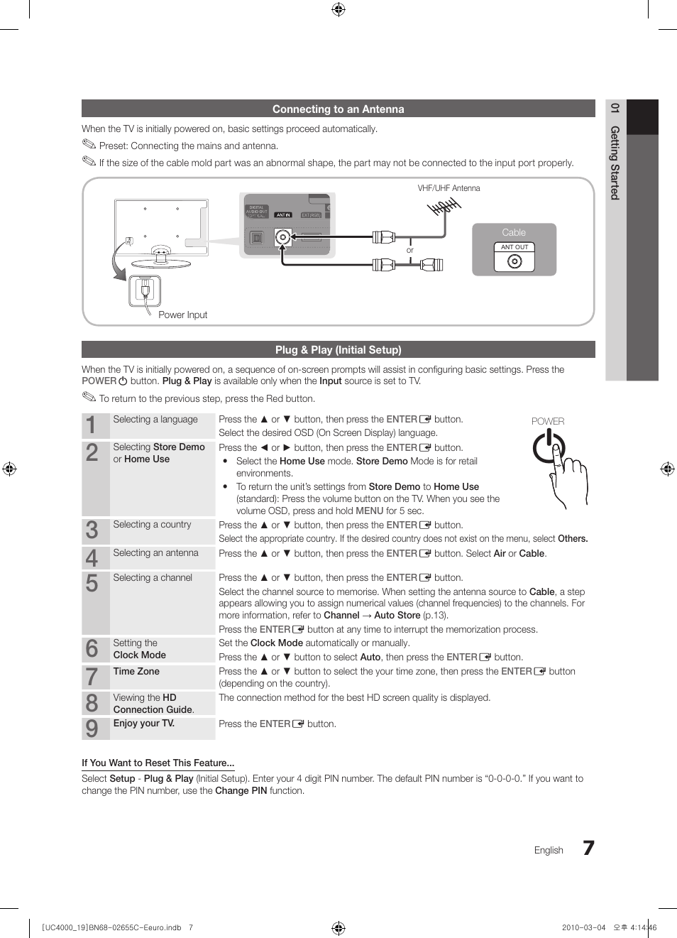 Samsung UE32C4000PW User Manual | Page 7 / 421