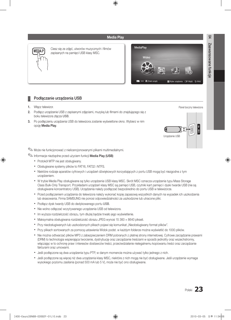 Samsung PS42C430A1W User Manual | Page 103 / 401