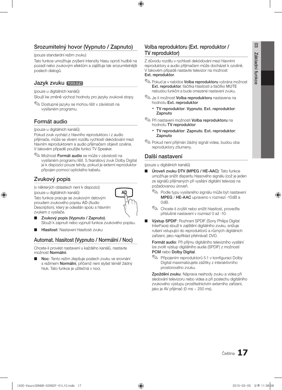 Samsung PS42C430A1W User Manual | Page 257 / 401