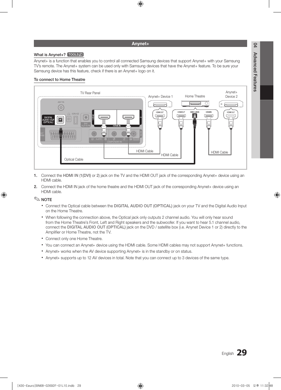 Samsung PS42C430A1W User Manual | Page 29 / 401