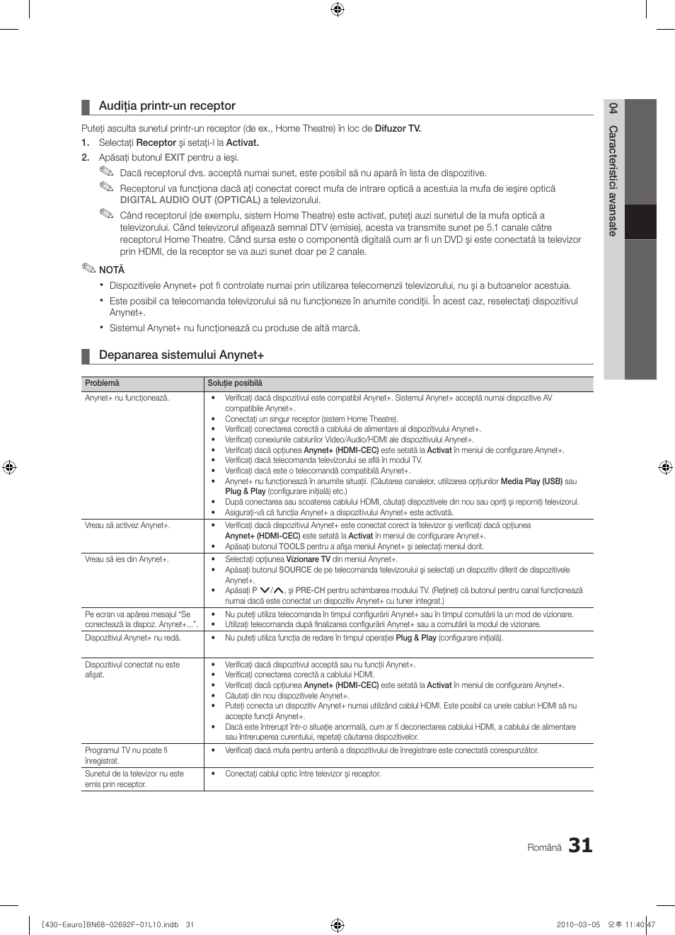 Samsung PS42C430A1W User Manual | Page 351 / 401