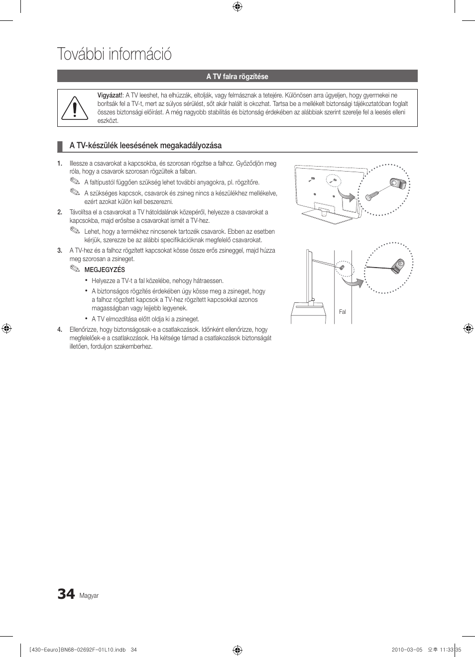 További információ | Samsung PS42C430A1W User Manual | Page 74 / 401