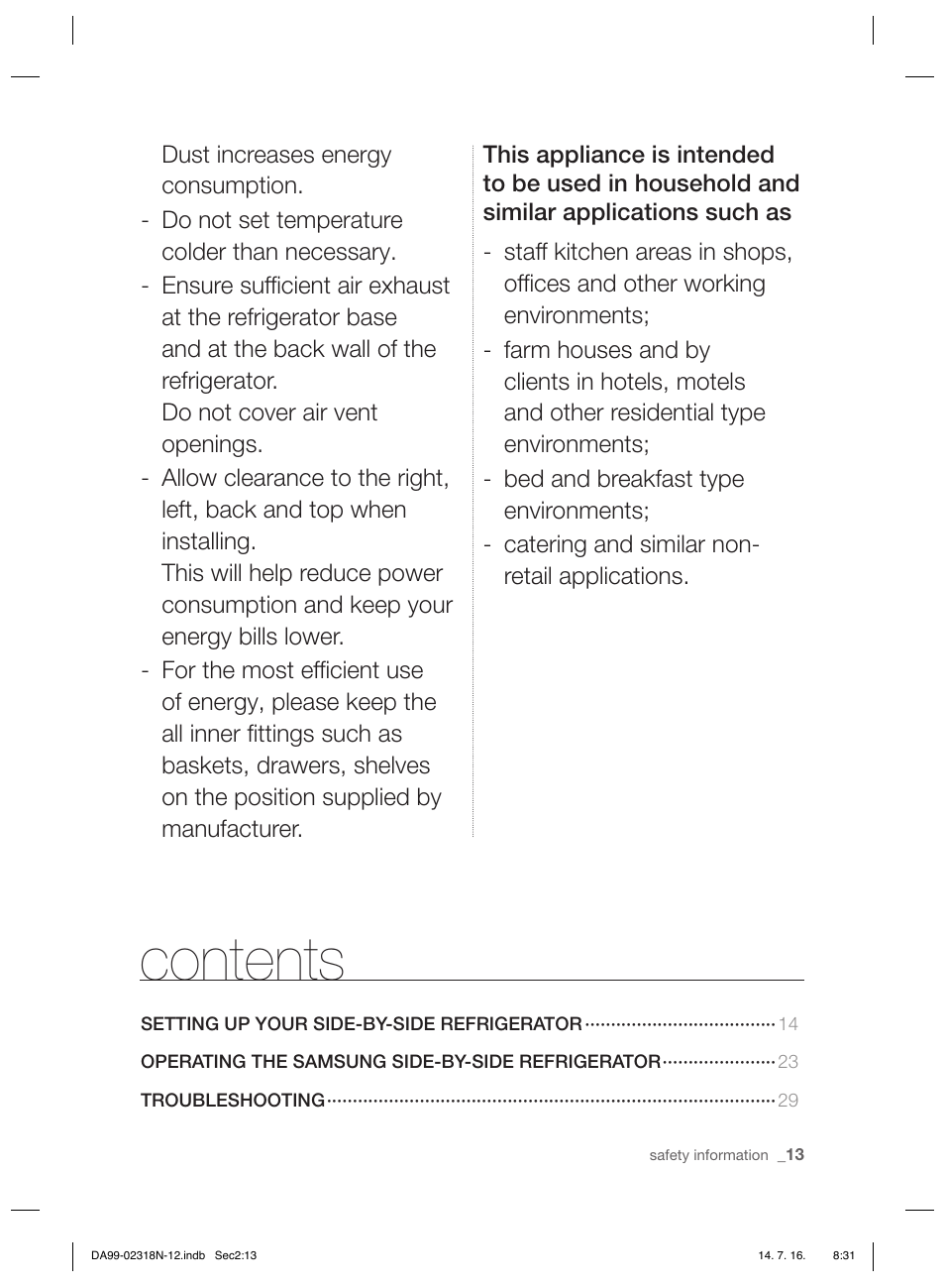 Samsung RSH5ZL2A User Manual | Page 13 / 276