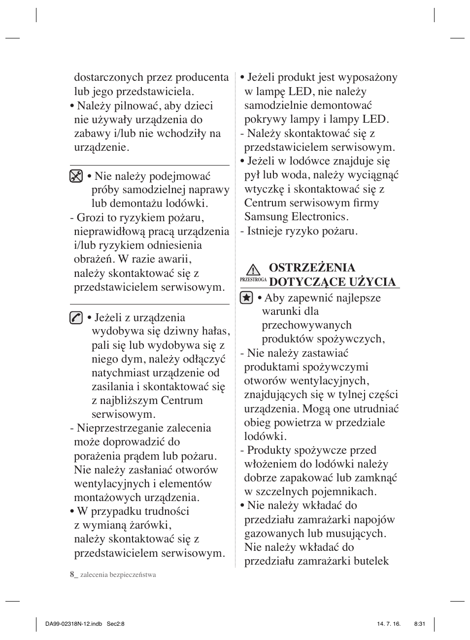 Samsung RSH5ZL2A User Manual | Page 38 / 276