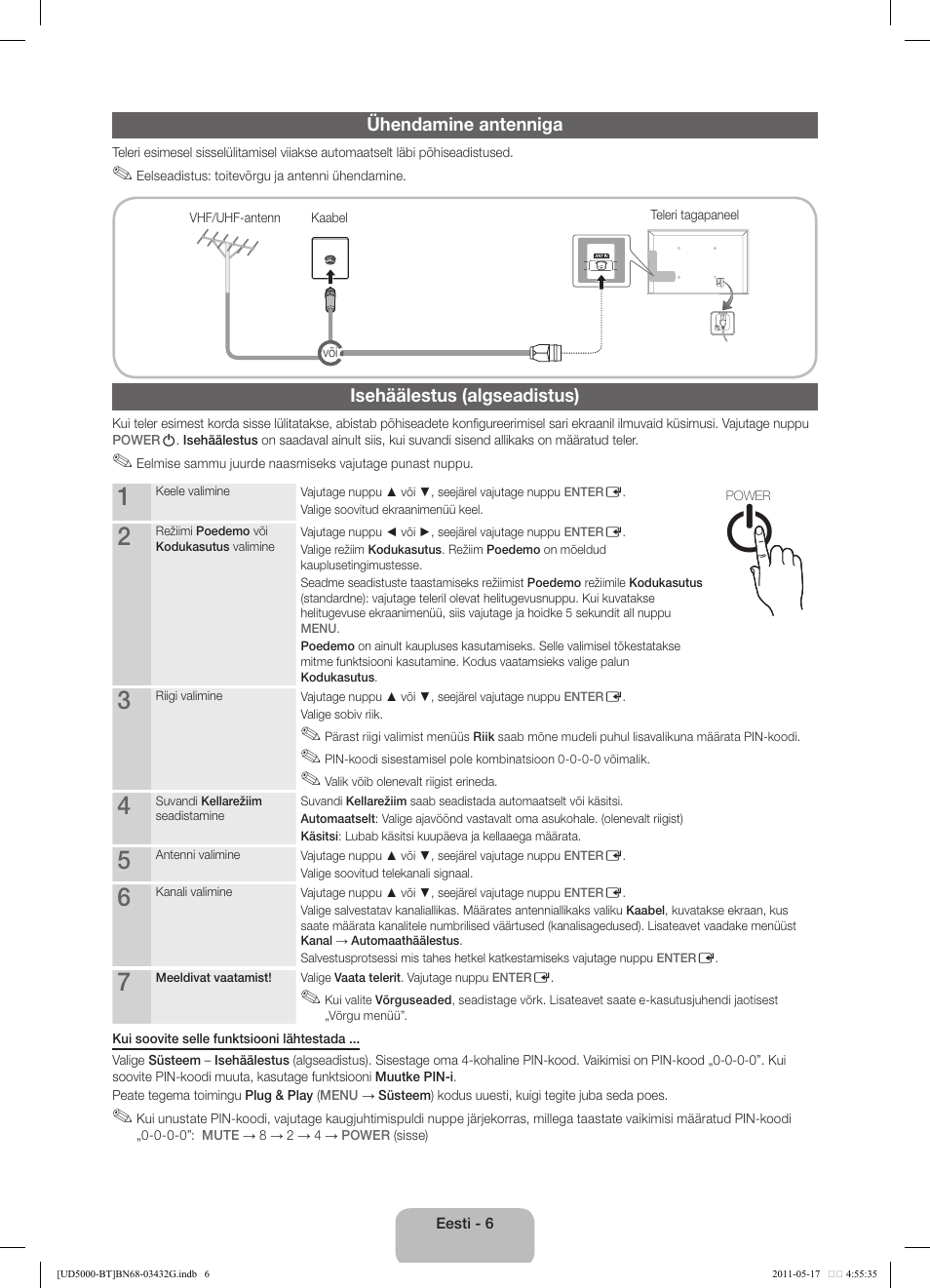 Samsung UE40D5000PW User Manual | Page 114 / 163