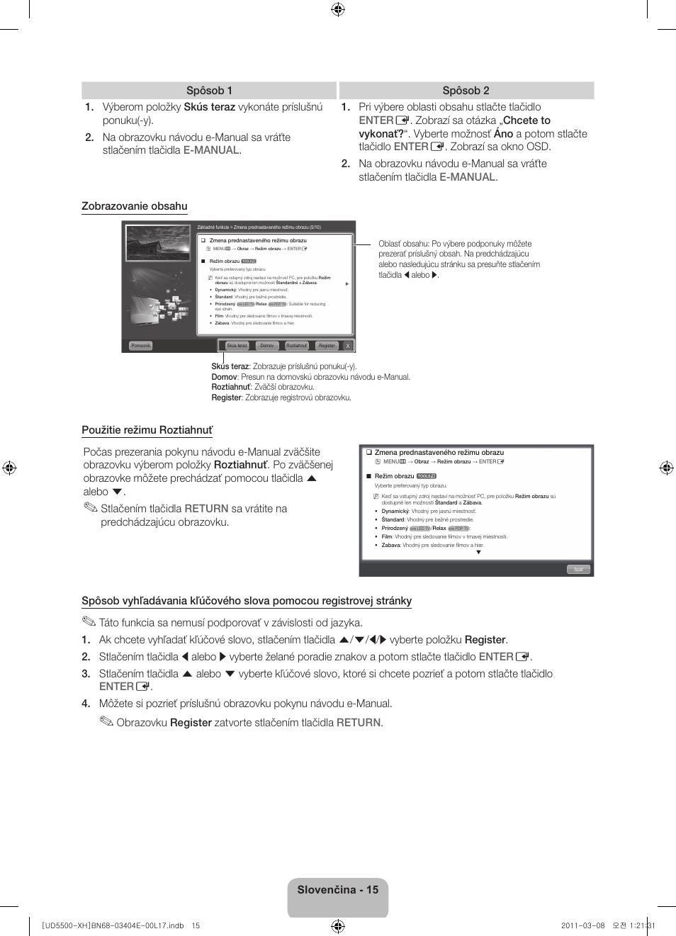 Samsung UE32D5500RW User Manual | Page 155 / 340