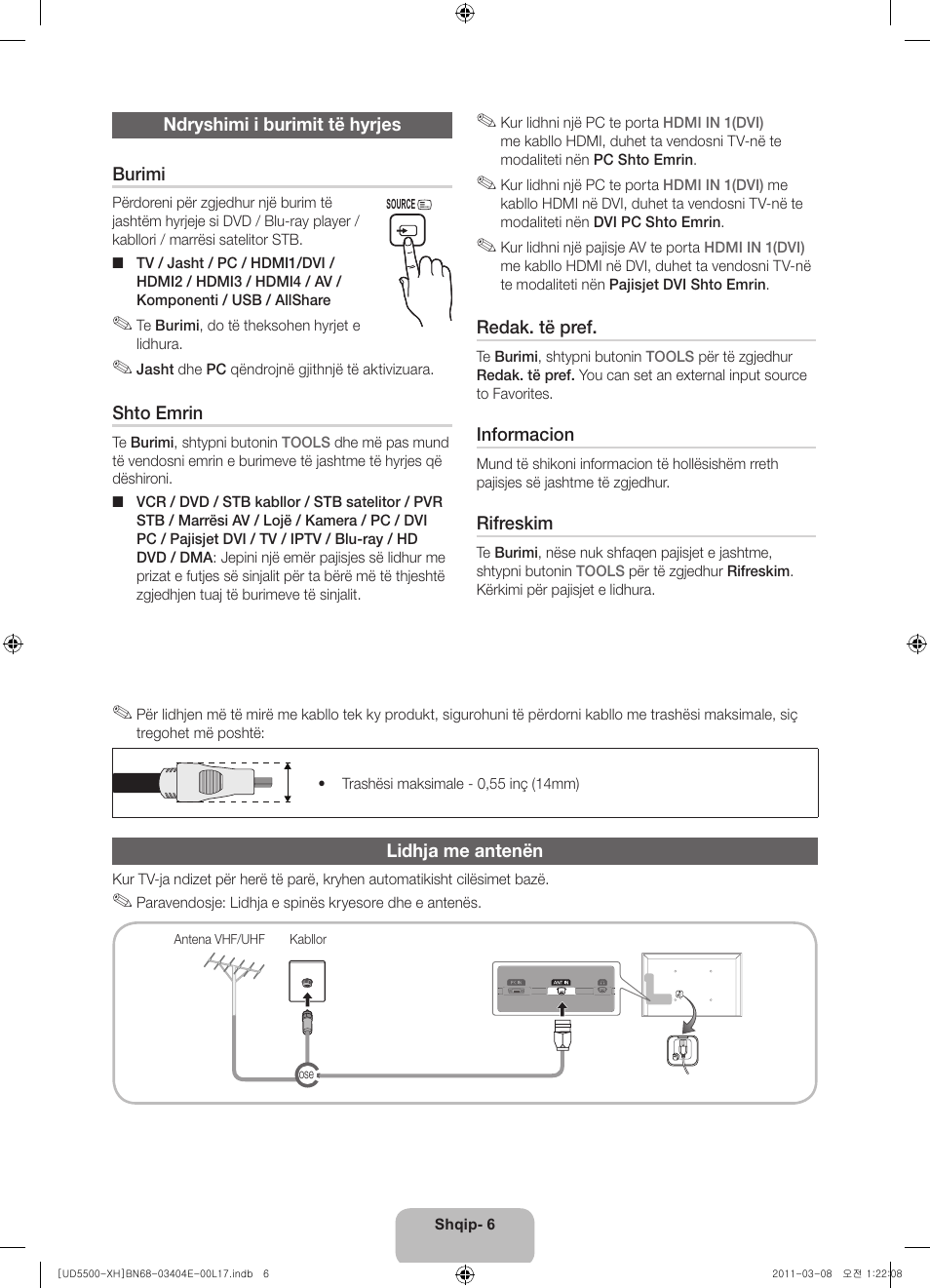 Samsung UE32D5500RW User Manual | Page 206 / 340