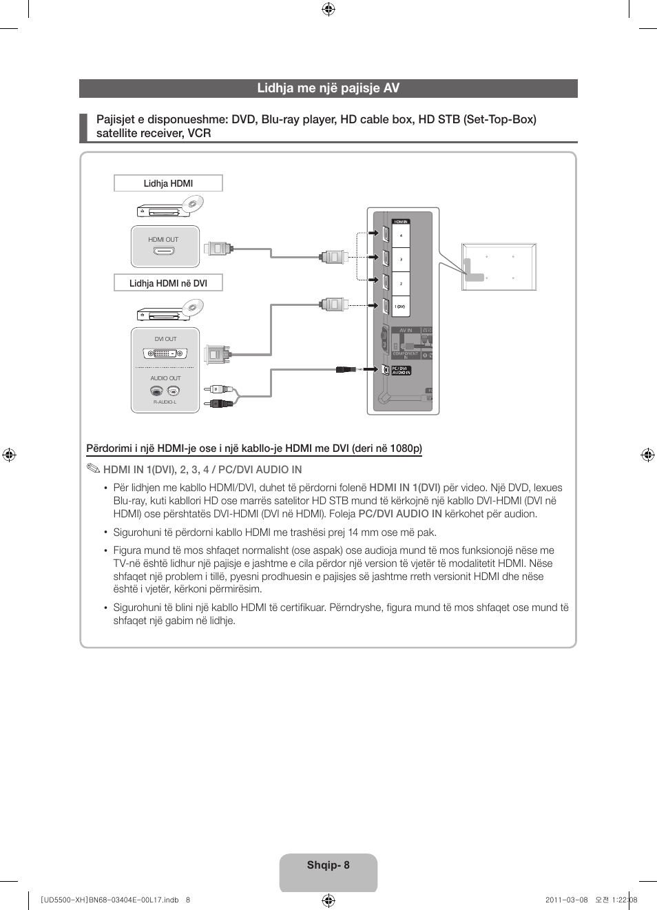 Samsung UE32D5500RW User Manual | Page 208 / 340