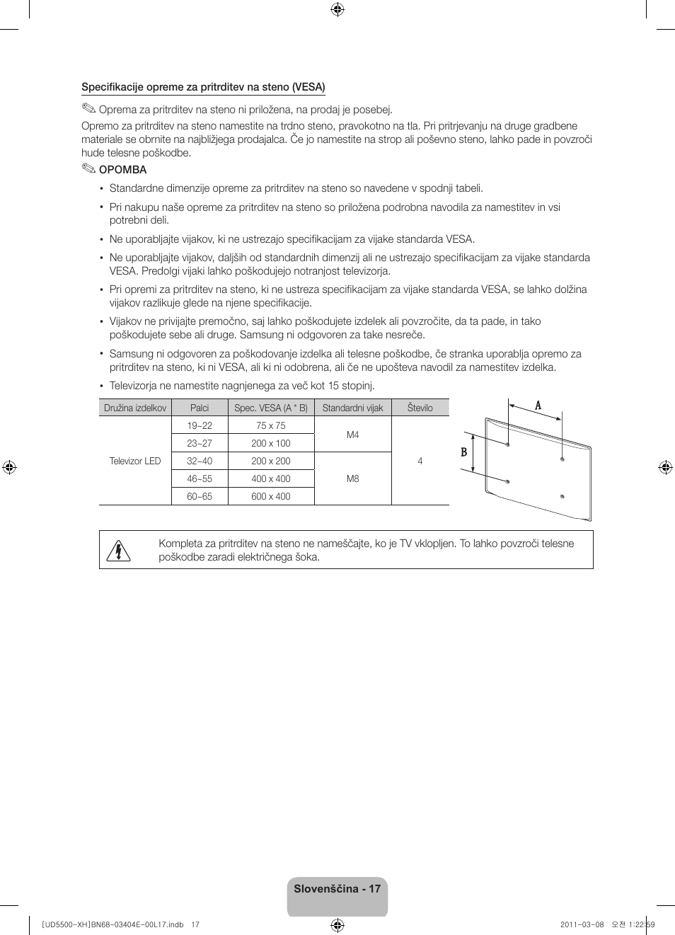 Samsung UE32D5500RW User Manual | Page 257 / 340
