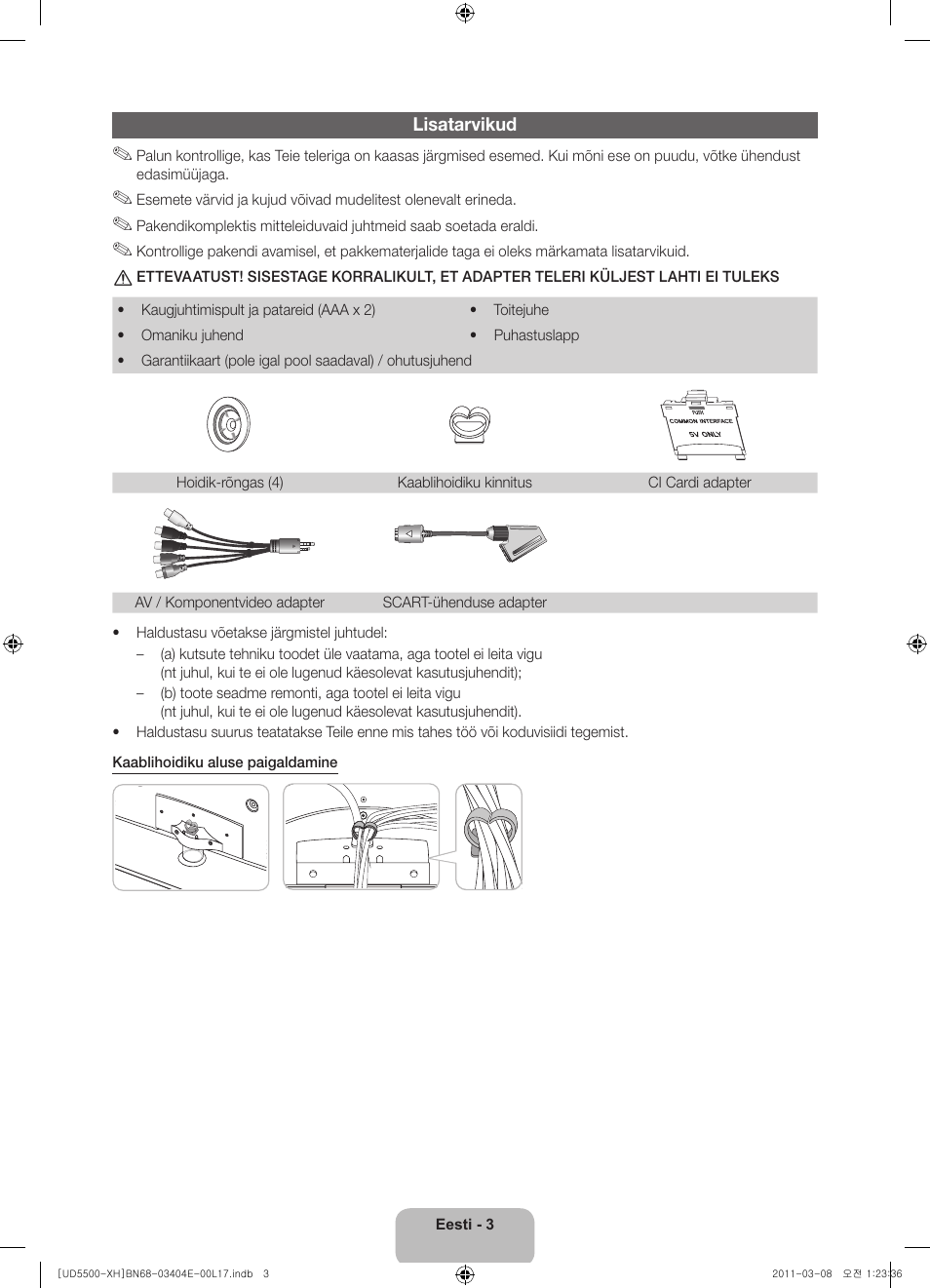 Samsung UE32D5500RW User Manual | Page 303 / 340