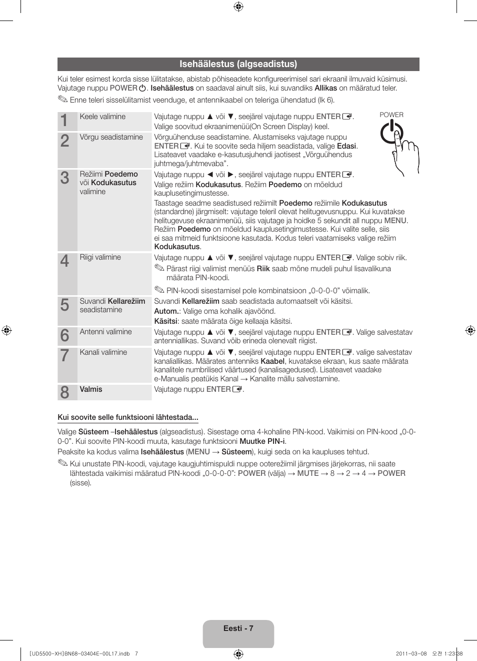 Samsung UE32D5500RW User Manual | Page 307 / 340