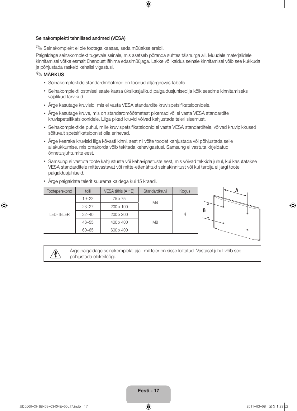 Samsung UE32D5500RW User Manual | Page 317 / 340