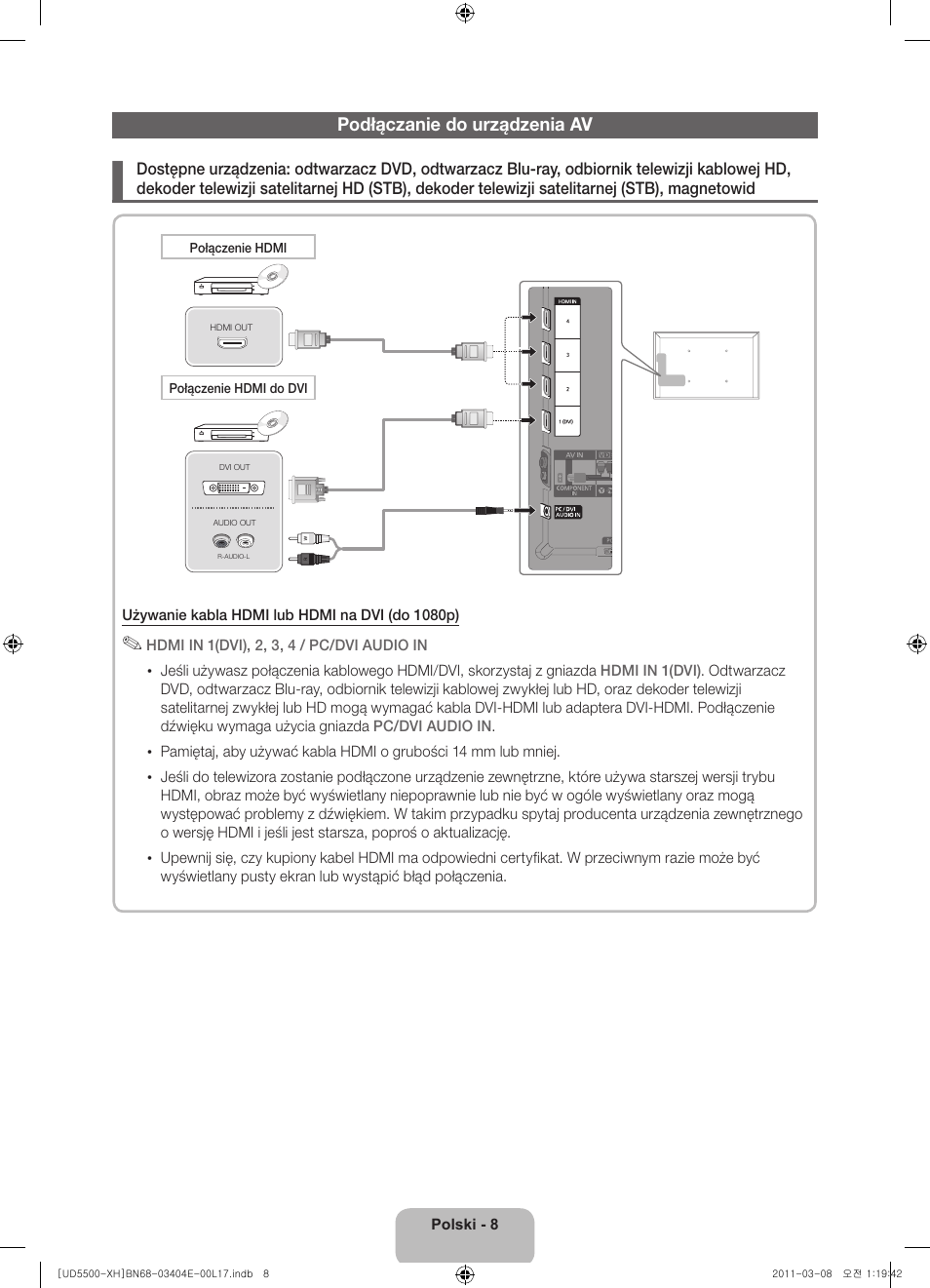 Samsung UE32D5500RW User Manual | Page 48 / 340