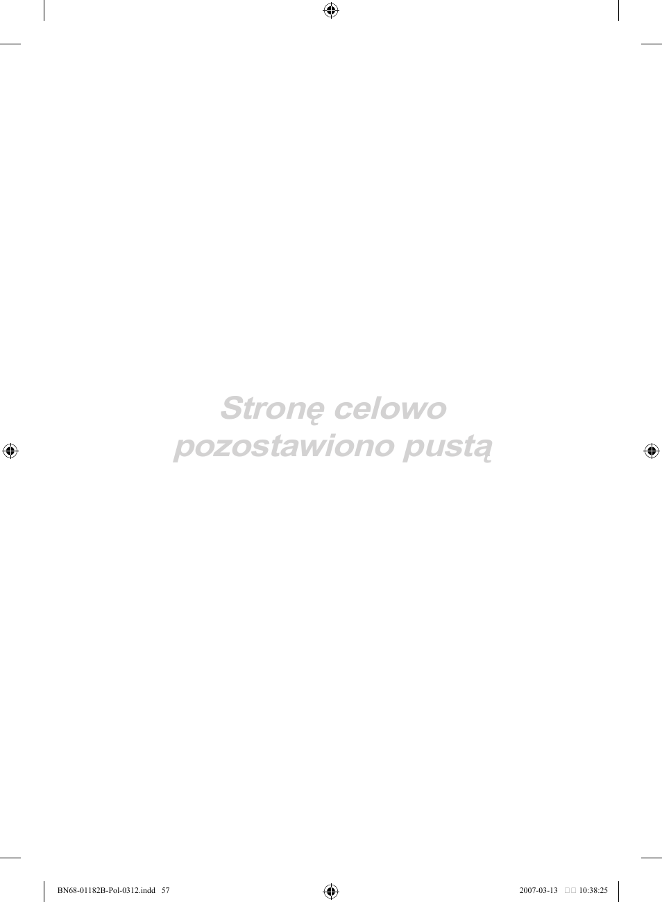Stronę celowo pozostawiono pustą | Samsung LE37S86BD User Manual | Page 175 / 524