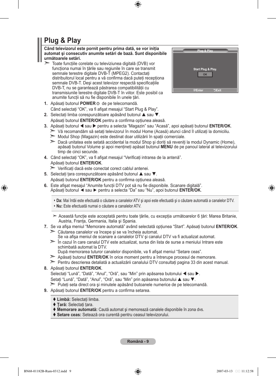 Plug & play | Samsung LE37S86BD User Manual | Page 475 / 524